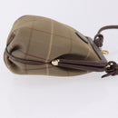 Burberrys Nova Check Shoulder Bag Canvas Beige Gold Auth 202710-4