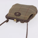 Burberrys Nova Check Shoulder Bag Canvas Beige Gold Auth 202710-14