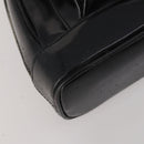 GUCCI Bamboo Shoulder Bag Patent Leather Black Silver 003 2113 0127 Auth 202711-15