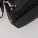 GUCCI Bamboo Shoulder Bag Patent Leather Black Silver 003 2113 0127 Auth 202711-9