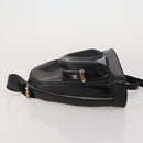 GUCCI Bamboo Shoulder Bag Patent Leather Black Silver 003 2113 0127 Auth 202711-4