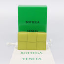 BOTTEGA VENETA Cassette Maxi INTRECCIATO Card Case Leather Green Auth 202712M-12
