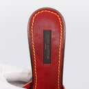 LOUIS VUITTON Monogram Cherry Mule Sandals 36 Marron LV Auth 202717-12