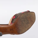 LOUIS VUITTON Monogram Cherry Mule Sandals 36 Marron LV Auth 202717-8