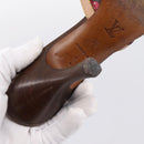 LOUIS VUITTON Monogram Cherry Mule Sandals 36 Marron LV Auth 202717-9