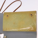 LOUIS VUITTON Monogram Vernis Walker Wallet Gris M91031 LV Auth 202718-27