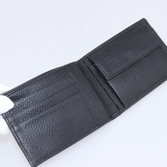GUCCI GG Canvas Wallet Black 115048 Auth 202719M