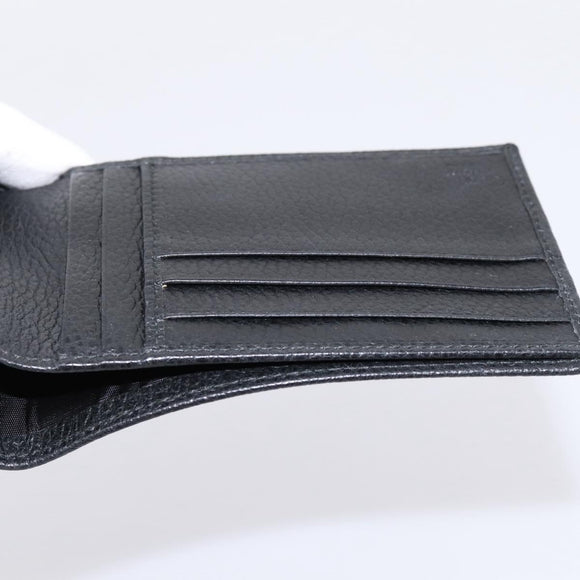 GUCCI GG Canvas Wallet Black 115048 Auth 202719M