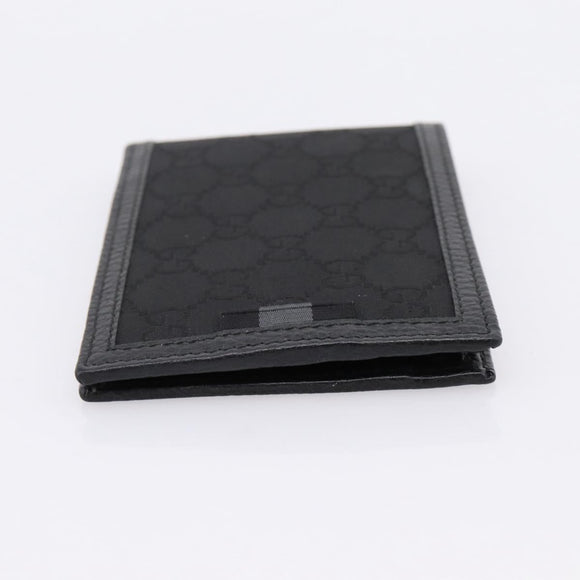GUCCI GG Canvas Wallet Black 115048 Auth 202719M
