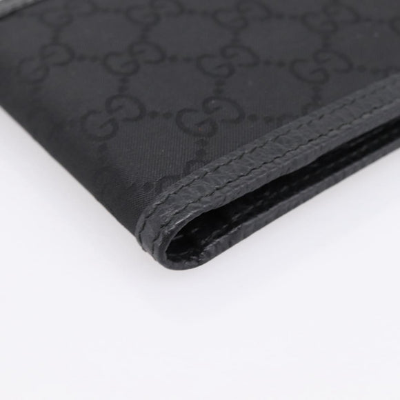 GUCCI GG Canvas Wallet Black 115048 Auth 202719M
