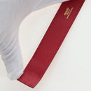 HERMES Artemis Bracelet Leather Red Auth 202720M-10