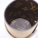 LOUIS VUITTON Monogram Pocrayon Gaston Pen Case Gold LV Auth 202723A-17