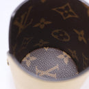 LOUIS VUITTON Monogram Pocrayon Gaston Pen Case Gold LV Auth 202723A-11