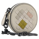 BOTTEGA VENETA INTRECCIATO Coin Purse Leather Ivory Auth 202725A-1