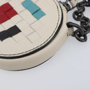 BOTTEGA VENETA INTRECCIATO Coin Purse Leather Ivory Auth 202725A-15