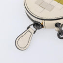 BOTTEGA VENETA INTRECCIATO Coin Purse Leather Ivory Auth 202725A-10