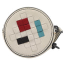BOTTEGA VENETA INTRECCIATO Coin Purse Leather Ivory Auth 202725A-2
