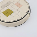 BOTTEGA VENETA INTRECCIATO Coin Purse Leather Ivory Auth 202725A-7