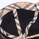 BURBERRY Novachek Cap Canvas XL Black Silver Auth 202726M-15