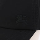 BURBERRY Novachek Cap Canvas XL Black Silver Auth 202726M-5