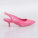 LOUIS VUITTON Arclight Pointed Toe Pumps Leather Pink LV Auth 202728M-16