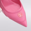 LOUIS VUITTON Arclight Pointed Toe Pumps Leather Pink LV Auth 202728M-21