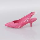 LOUIS VUITTON Arclight Pointed Toe Pumps Leather Pink LV Auth 202728M-5