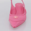 LOUIS VUITTON Arclight Pointed Toe Pumps Leather Pink LV Auth 202728M-6