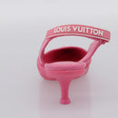 LOUIS VUITTON Arclight Pointed Toe Pumps Leather Pink LV Auth 202728M-7