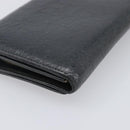 BALENCIAGA Classic Continental Zip Wallet Leather Gray Gold 253054 Auth 202730A-11