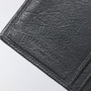 BALENCIAGA Classic Continental Zip Wallet Leather Gray Gold 253054 Auth 202730A-17
