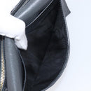 BALENCIAGA Classic Continental Zip Wallet Leather Gray Gold 253054 Auth 202730A-19