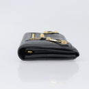 BALENCIAGA Classic Continental Zip Wallet Leather Gray Gold 253054 Auth 202730A-5