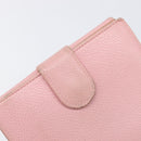 CHANEL Wallet Caviar Skin Pink Gold CC Auth 202731-12