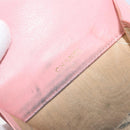 CHANEL Wallet Caviar Skin Pink Gold CC Auth 202731-21