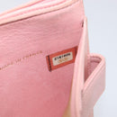 CHANEL Wallet Caviar Skin Pink Gold CC Auth 202731-23