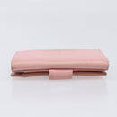 CHANEL Wallet Caviar Skin Pink Gold CC Auth 202731-6