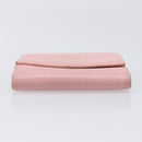 CHANEL Wallet Caviar Skin Pink Gold CC Auth 202731-7