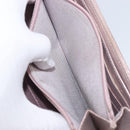 CHANEL Matelasse Wallet Canvas Pink Silver CC Auth 202732-20