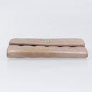 CHANEL Matelasse Wallet Canvas Pink Silver CC Auth 202732-7