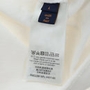 LOUIS VUITTON TShirt LV Spread Embroidery Shirt Cotton White LV Auth 202735M-12