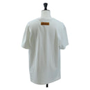 LOUIS VUITTON TShirt LV Spread Embroidery Shirt Cotton White LV Auth 202735M-2