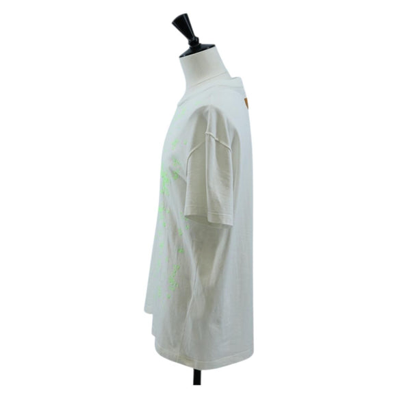 LOUIS VUITTON TShirt LV Spread Embroidery Shirt Cotton White LV Auth 202735M