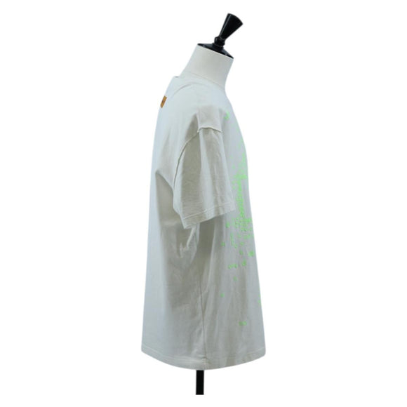 LOUIS VUITTON TShirt LV Spread Embroidery Shirt Cotton White LV Auth 202735M