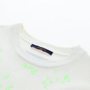 LOUIS VUITTON TShirt LV Spread Embroidery Shirt Cotton White LV Auth 202735M-5