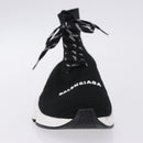 BALENCIAGA Sneakers Speed Trainer Shoes Canvas Black Auth 202736M-13