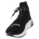 BALENCIAGA Sneakers Speed Trainer Shoes Canvas Black Auth 202736M-2