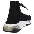 BALENCIAGA Sneakers Speed Trainer Shoes Canvas Black Auth 202736M-21