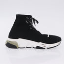 BALENCIAGA Sneakers Speed Trainer Shoes Canvas Black Auth 202736M-22