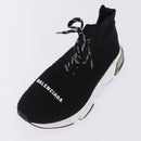 BALENCIAGA Sneakers Speed Trainer Shoes Canvas Black Auth 202736M-25